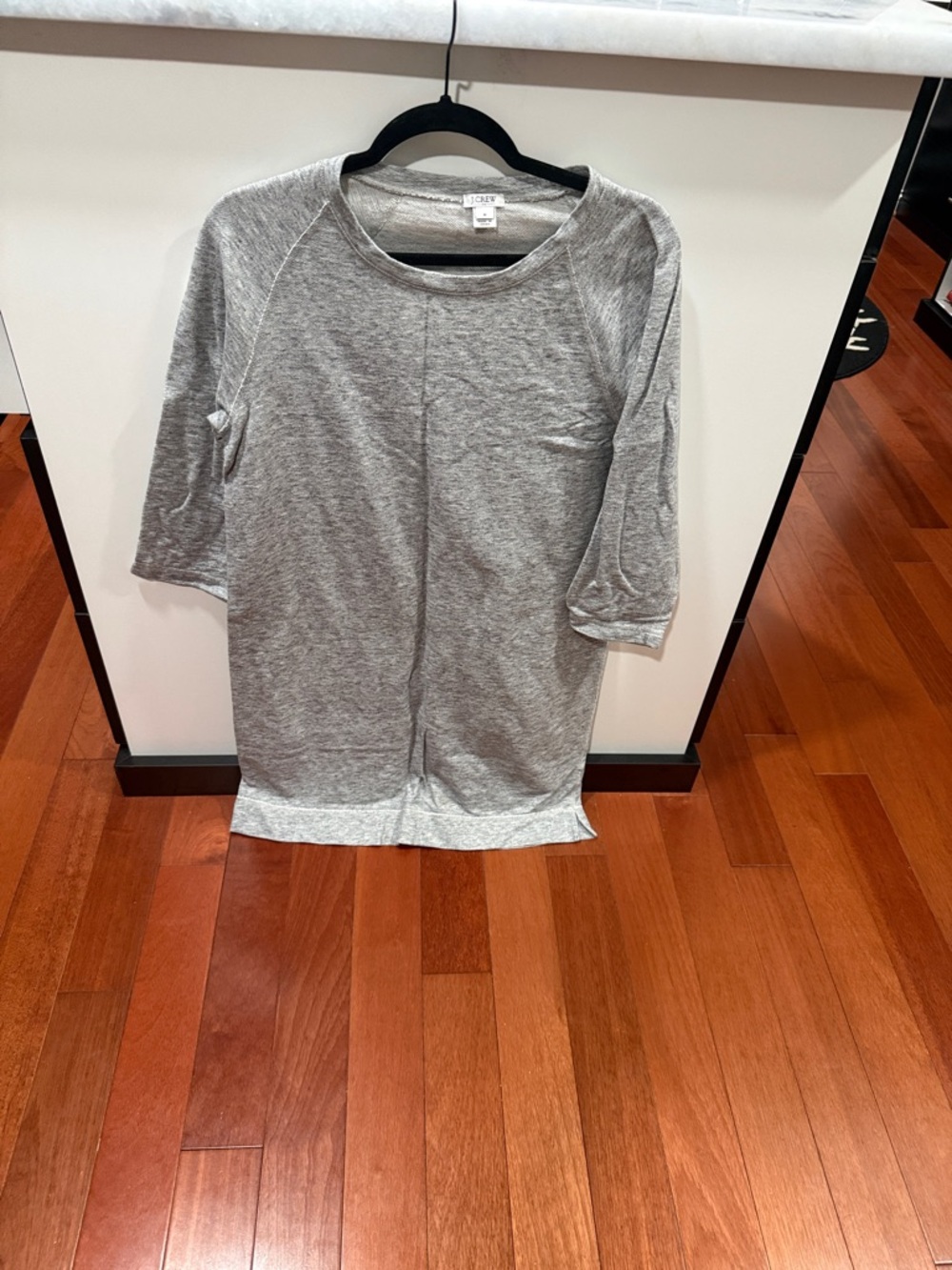J. Crew Heather Gray Midi Dress